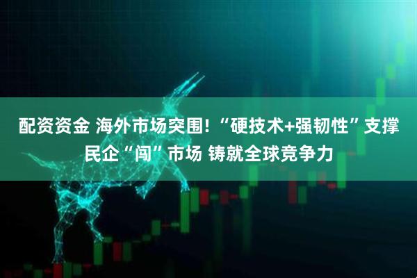 配资资金 海外市场突围! “硬技术+强韧性”支撑民企“闯”市场 铸就全球竞争力