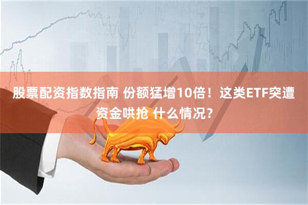 股票配资指数指南 份额猛增10倍！这类ETF突遭资金哄抢 什么情况？